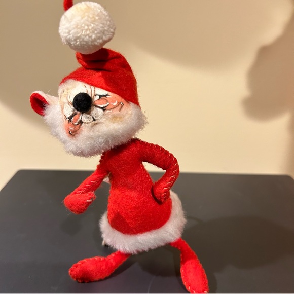 Vintage Annalee Mouse Santa